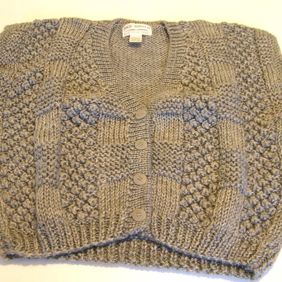 Jack Winter Hand Knit Button Front Vest Size Small - Picture 1 of 4